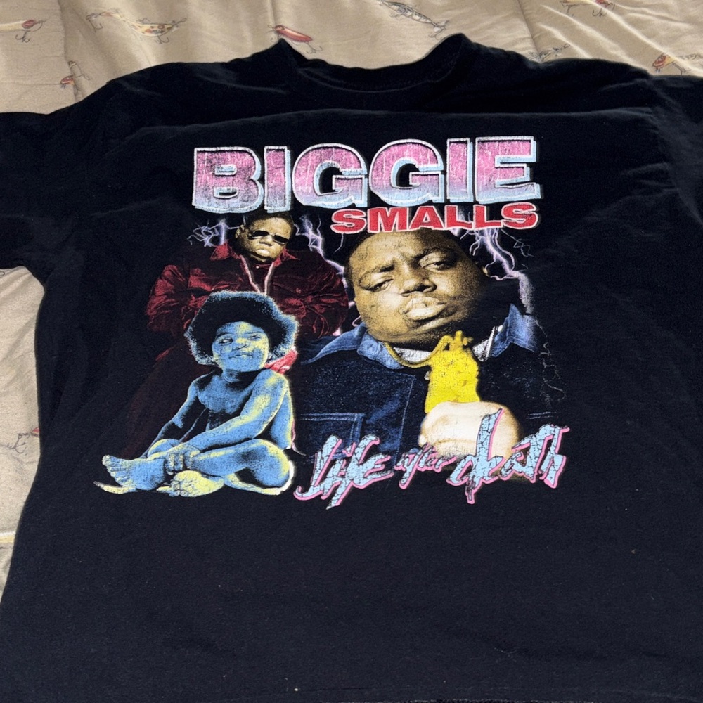 Black Biggie Smalls Graphic Tee